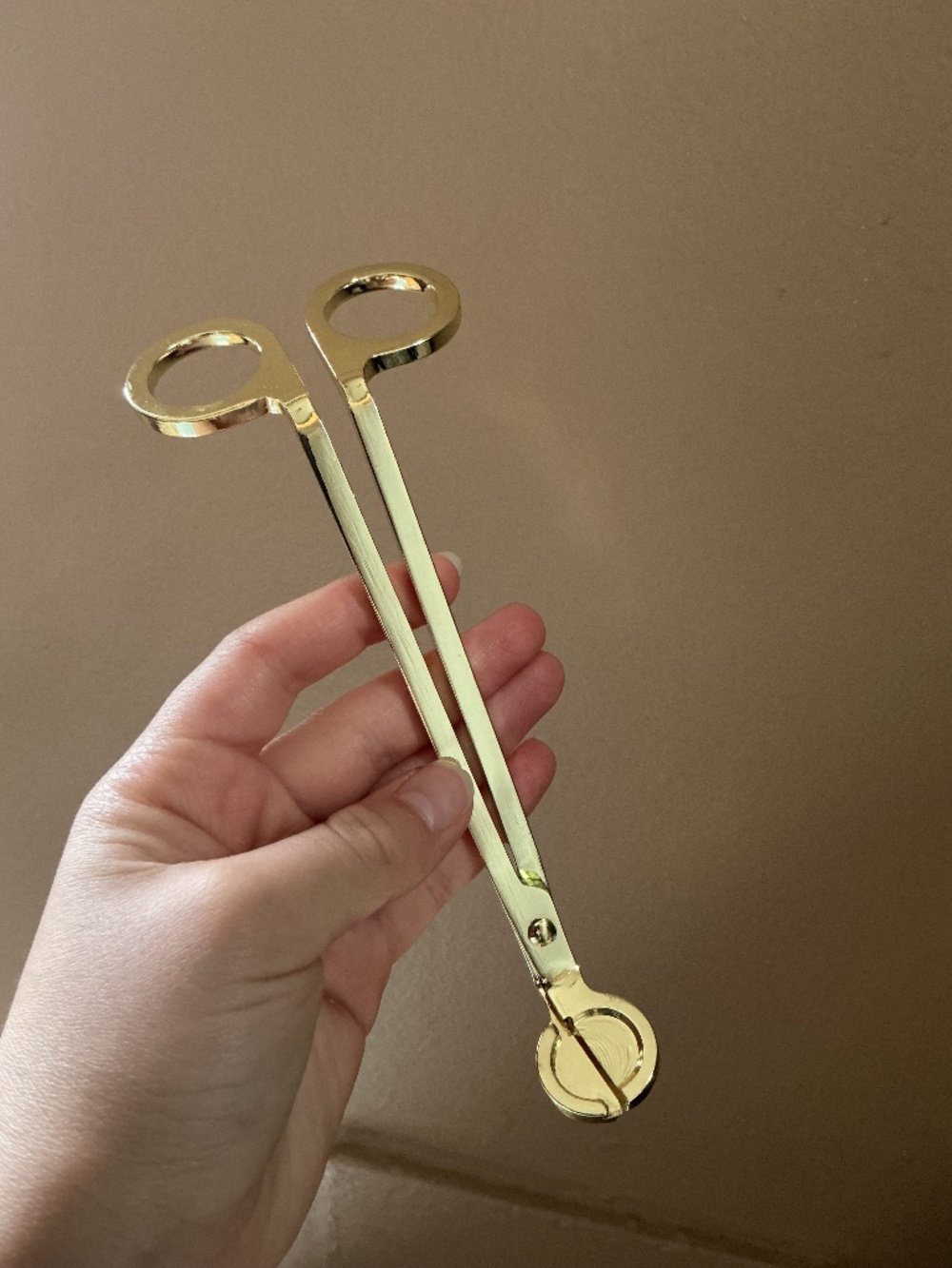 Gold Candle Wick Cutter